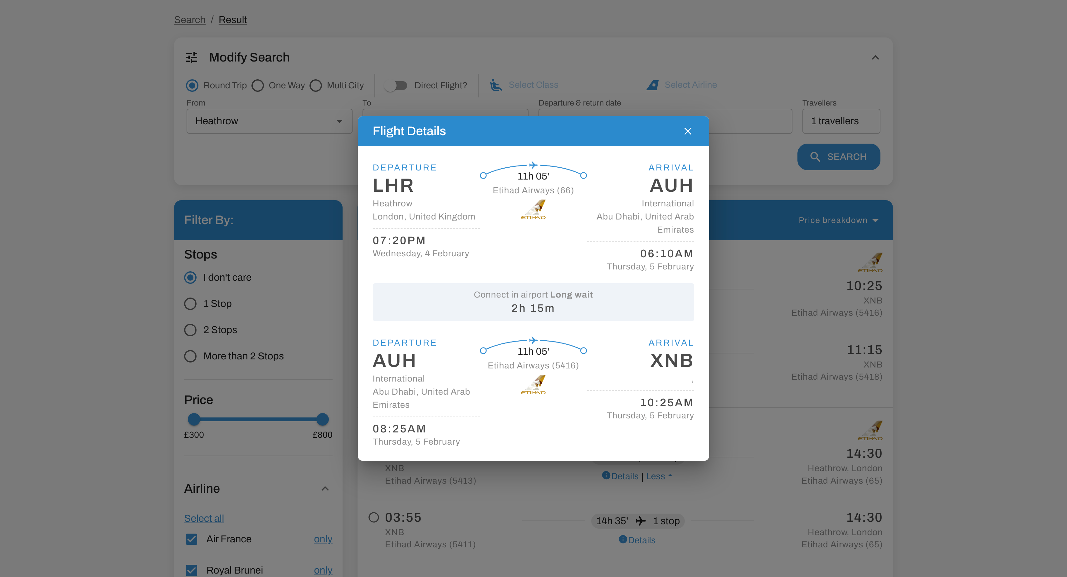 Smart B2C Travel Portal